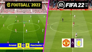 eFootball 2022 vs FIFA 22  - GAMEPLAY COMPARISON ● Graphics, Penalty, Celebrations - NEXT GEN