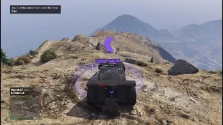 GTA Online Down Chiliad Time Trial #22 in Vigilante Batmobile (Under Par Time)