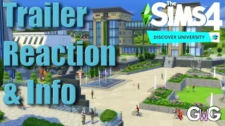 The Sims 4- Discover University Trailer Reaction and Info
