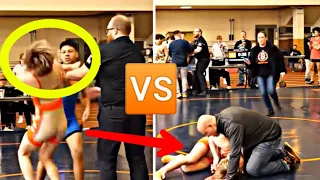 Illinois youth wrestler sucker punches opponent after losing match