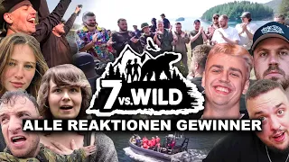 7 vs. Wild - ALLE Teilnehmer Reaktionen auf die ABHOLUNG und das GROßE WIEDERSEHEN! 👑