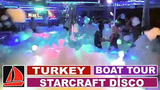 Турция Аланья / Пенная дискотека на яхте / STARCRAFT BOAT