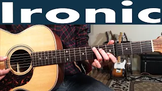How To Play Ironic On Guitar | Alanis Morissette Guitar Lesson + Tutorial