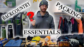 10+ Things You NEED to Pack for Backcountry Snowboarding