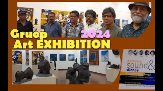 "Between Sound & Silence" Group  Exhibition, Mumbai Art Fair 2024,Nehru Centre Worli, Mumbai India