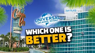 Universal's Aventura vs. Cabana Bay Resort - Which one is the BEST?