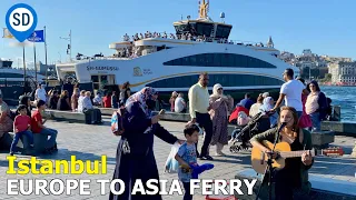 Istanbul - Ferry Ride From Europe to Asia - Eminonu to Kadikoy