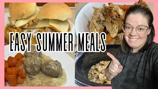 The ABSOLUTE EASIEST Crockpot DUMP DINNERS || Summer Slow Cooker Recipes