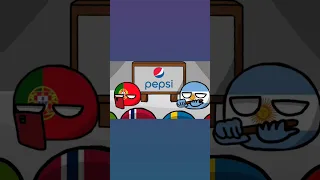 🇦🇷🇵🇹 Pepsi ⚽(country ball animation) #animation #countryballs