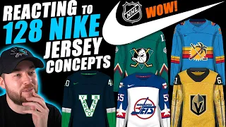 128 NHL NIKE Hockey Jersey Concepts!