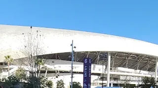 Outside The SoFi Stadium Getting Ready For The Concert