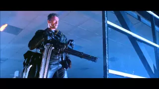 Terminator 2 - Minigun Scene (HD)