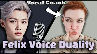 Vocal Coach Reacts to Felix from STRAY KIDS (스트레이 키즈) Voice Duality ...This boy is something ELSE!