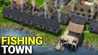 Building ANOTHER TOWN for BETTER FISHING in BANISHED (#9)