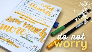 10 Minute Bible Study on Worry | Quick Bible Study | Creative Bible Journaling