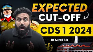 UPSC CDS Expected Cut-Off😱 CDS 1 2024 Cut-Off क्या होगा कम या ज्यादा?Full Analysis- Learn With Sumit