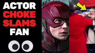 DC's Flash Actor SLAMS Fan To The Ground! Ezra Miller Is Cancelled