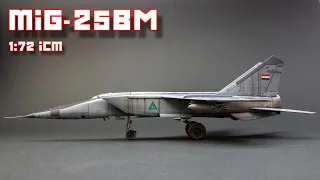 MiG-25 RB IRAQI AIR FORCE 1:72 ICM Full Video Build