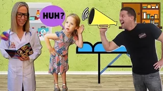 TOY DOCTOR Fixes Maya's Hearing !!!