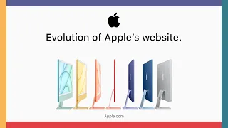 Evolution of Apple's website (1997 - 2021)