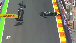 Mark Webber 2010 European gp crash