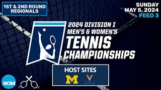 2024 NCAA Tournament: Second Round CrossCourt Cast | Feed 3 [Men's & Women's College Tennis]