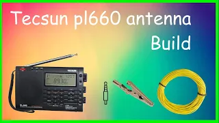 Tecsun pl660 Simple antenna build