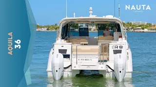 2023 Aquila 36 sport catamaran - POV Yacht tour esterni e cabine