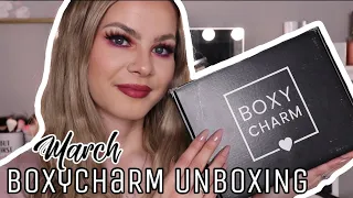 MARCH 2022 BOXYCHARM BASE BOX UNBOXING & TRY ON!