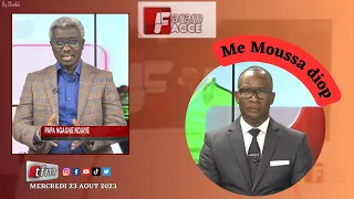 Faram Facce du 23 Aout 2023 - Pr : Pape Ngagne Ndiaye - Invité : Me Moussa Diop