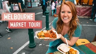 Melbourne's BEST MARKET TOUR! Street Food, Donuts, Coffee & More! (Queen Victoria Market)