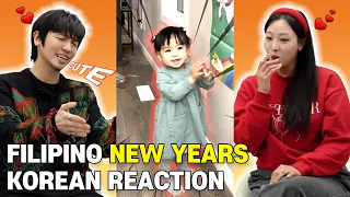 (‌SUB) THE WORLD'S BEST PHIILIPINE NEW YEARS! | Korean react to Filipino new year 【REACTION】