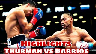 Keith Thurman vs. Mario Barrios full fight and results 2022