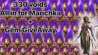 Insane rates on 330 voids - All in for Marichka + Gem Giveaway II Raid Shadow Legends