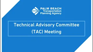 Technical Advisory Committee - April 6, 2022