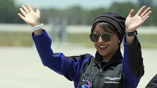 Szaúd-Arábia elküldte első női űrhajósát az űrbe