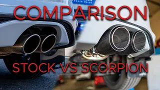 MK8 Fiesta ST Scorpion GPF back vs Stock comparison