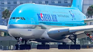 30 MINUTES of Great 4K PLANE SPOTTING at LAX Los Angeles Airport [ LAX / KLAX ]