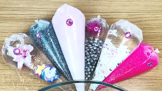 Making Glossy Slime With Funny Piping Bags, ASMR Slime Video,Satisfying #Slime