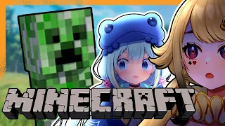 【Minecraft】Let's find the lush biome!!! w/ @AmamiAmi