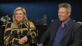 Blake Shelton and Kelly Clarkson on Having Taylor Swift Mentor on The Voice (Exclusive)