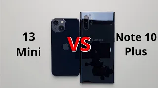 Iphone 13 Mini vs Samsung Note 10 Plus SPEED TEST