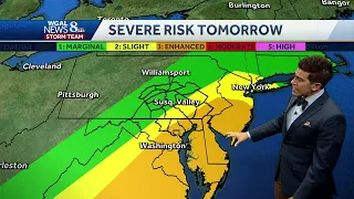 Severe weather possible on Monday