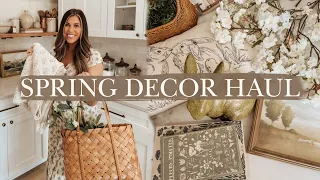 SPRING DECOR HAUL 2024 | simple spring decorating ideas, spring floral stems, and more!