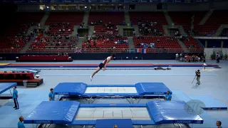 GLUCKSTEIN Jeffrey (USA) - 2017 Trampoline Worlds, Sofia (BUL) - Qualification Trampoline Routine 1