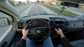 POV Drive/Review VW Transporter T5 1.9TDI 62kW 2008