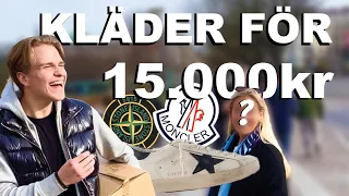 GER BORT KLÄDER FÖR 15k | VLOGG