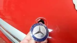 Mercedes Hood emblem replacement Fast and Easy