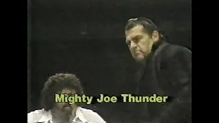 Mighty Joe Thunder in action   Championship Wrestling Aug 7th, 1982