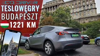 Budapeszt Teslą Y - Ładowania w trasie | Jazda po Węgrzech | Parkowanie | Kamperowanie